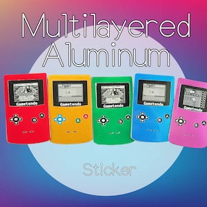 Gameboy Color Layered Metal Sticker