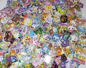 Bolsa de pegatinas sueltas kawaii japonesas con copos de Kamio Crux Q-lia San-x Pool Cool Mind Wave