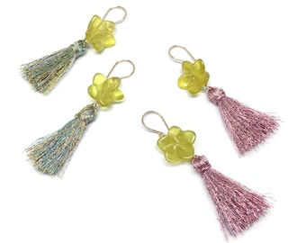 Tropical Flower Earrings