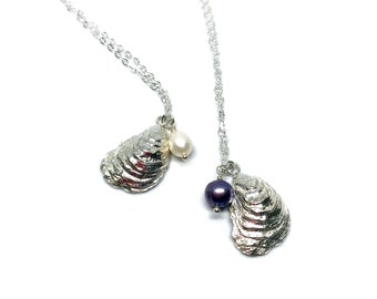 Sterling Silver Oyster necklace