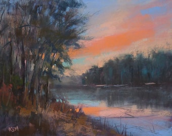 Landscape with  SUNSET 11x14  Karen Margulis