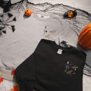 Halloween Doll Button Eyes Embroidered Tee, Scary Doll Halloween Embroidered Shirt, Horror Cartoon Movie Shirt, Cartoon Character Hoodie