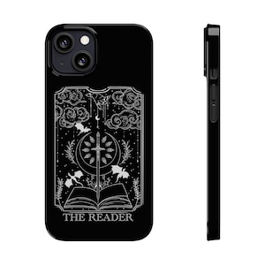 The Reader Tarot Card Slim iPhone Hülle | Bücherwurm Geschenk | Fantasy Reader | Buchliebhaber