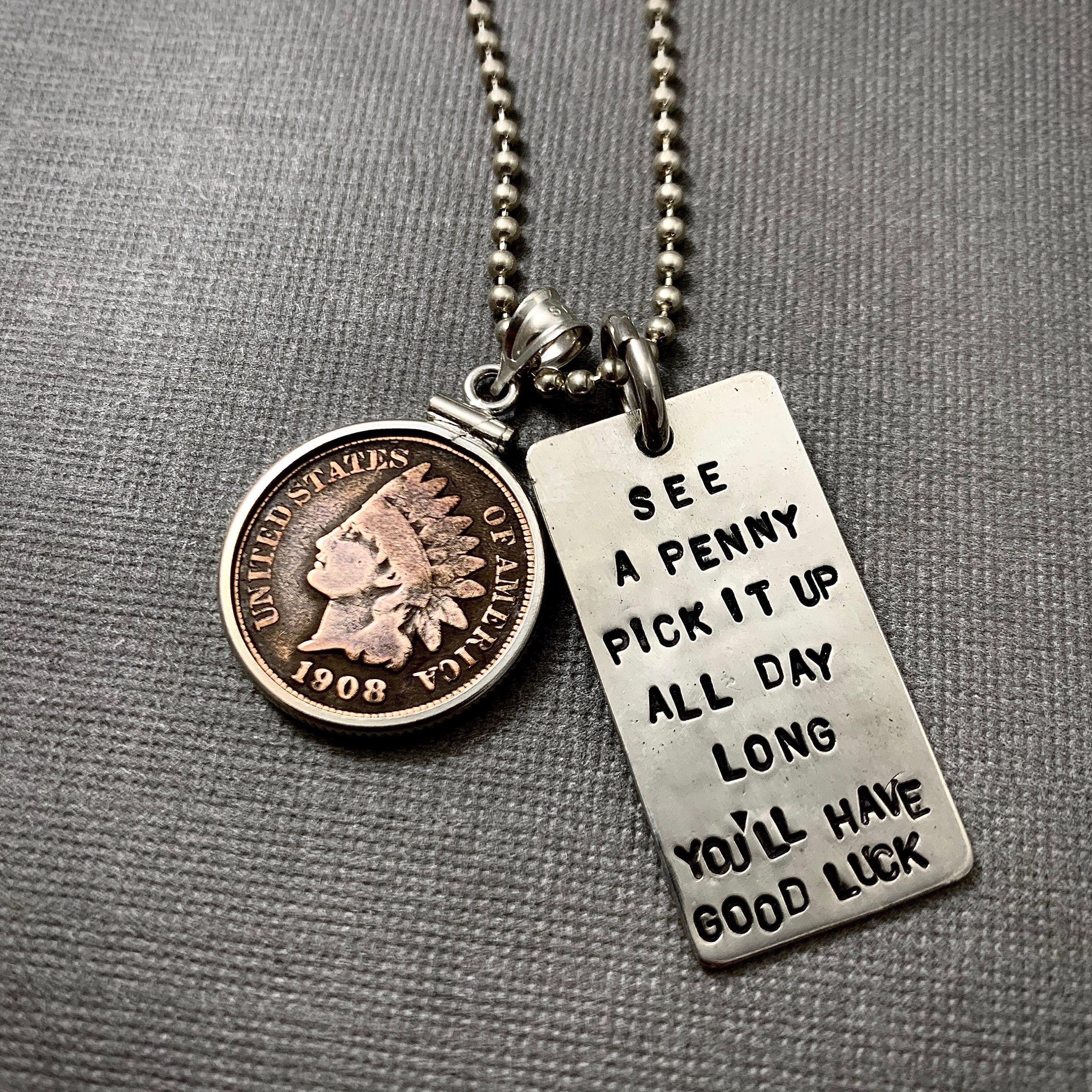 See A Penny Necklace Sterling Silver 