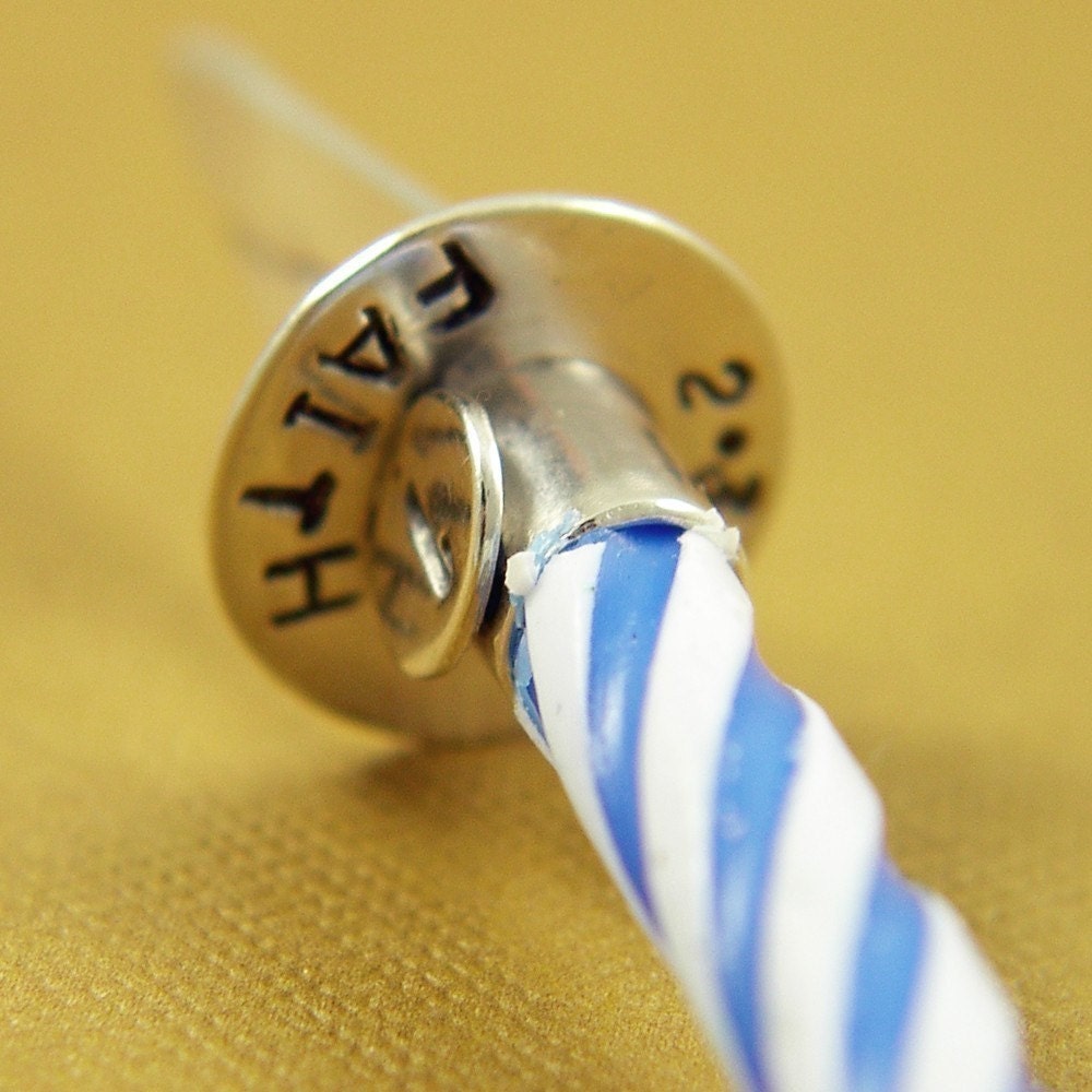 Birthday Candle Holder Keepsake Sterling Silver Personalized Etsy