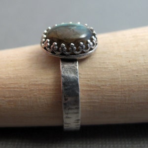 Sterling Silver and Labradorite Ring image 3