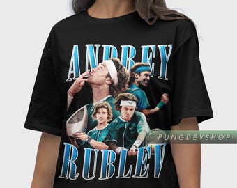 Camiseta de Andrey Rublev, sudadera de Andrey Rublev, camiseta gráfica, sudadera gráfica