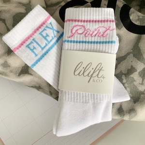 Point Flex Pilates Grip Socks (Large)