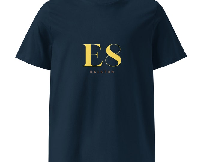 E8 Dalston | Unisex organic cotton t-shirt