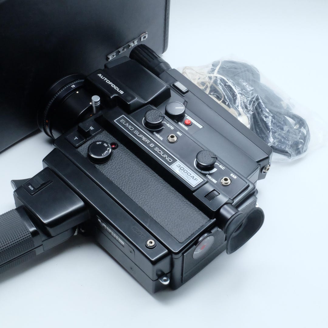Elmo Super 8 Sound 3000AF Macro Japanese Video Camera - Etsy
