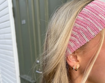 Padrão de crochê fácil para faixa de cabelo