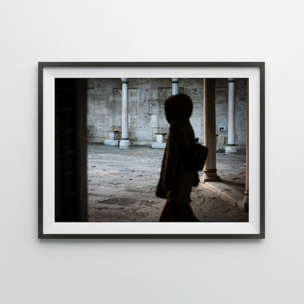 Printable Poster Ghost in the Şadırvan Mosque Istanbul Türkiye Wall Art Street