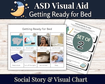 ASD Visual Aids, Brushing Teeth, Social Story and Picture Instruction ...