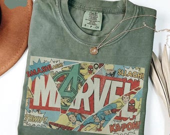 Comfort Colors Avengers Assemble Shirt, Vintage Marvel Avengers Tee, Classic Marvel Superheroes, Marvel Comics Shirt, Superhero Marvel Shirt