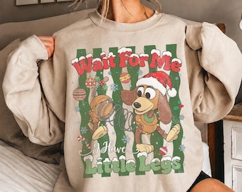 Vintage Slinky Dog Christmas Shirt, Disney Toy Story Holiday Shirt, Family Matching Xmas Shirt, Disneyland Christmas Vacation 2026 Gifts Tee