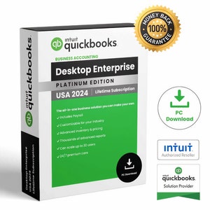 QuickBooks Desktop enterprise platinum 2024- Official License key-Lifetime Activation- download from official website- USA updatable version