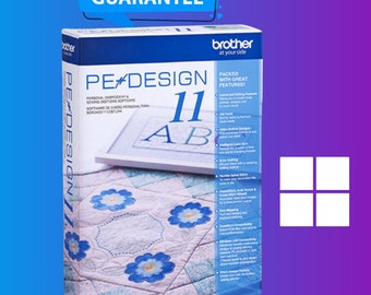 Logiciel de couture et de broderie PE Design 11 - Version complète pour Windows Pe-Design