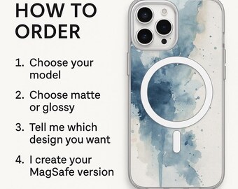 Custom MagSafe Phone Case • Pick Any Design From My Shop • Magnetic iPhone Case