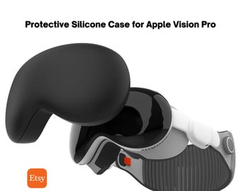 Étui de protection pour Apple Vision Pro,boîte de rangement en silicone pour Apple Vision Pro,étui en silicone,étui de protection,boîte de rangement,casque