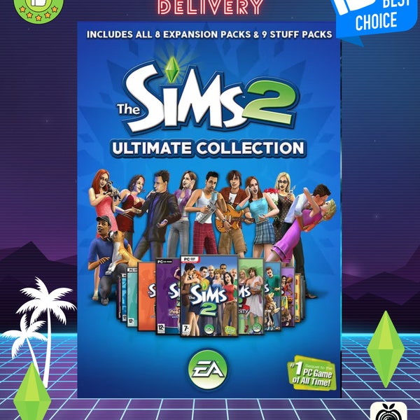 Die Sims 2 PC-Spiel WINDOWS 7 8 10 11 Digitaler Download