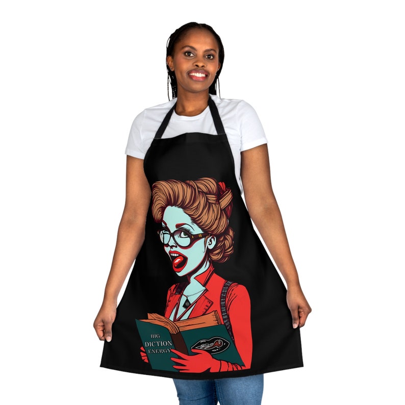 Big Diction Energy Apron, Kitchen wear, Kitchen apparel, Best Friend Gift zdjęcie 1