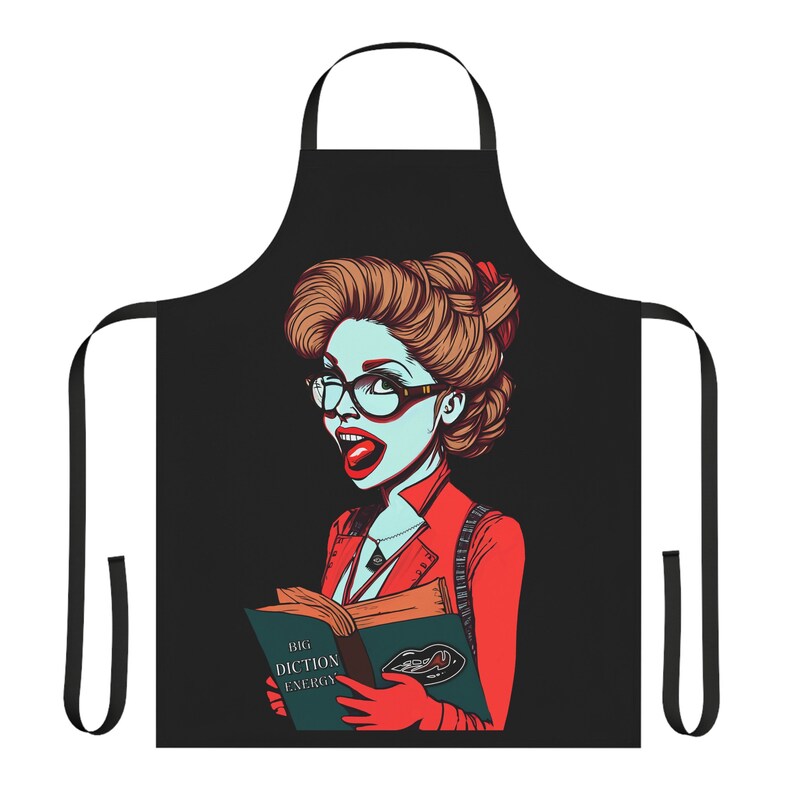 Big Diction Energy Apron, Kitchen wear, Kitchen apparel, Best Friend Gift zdjęcie 2