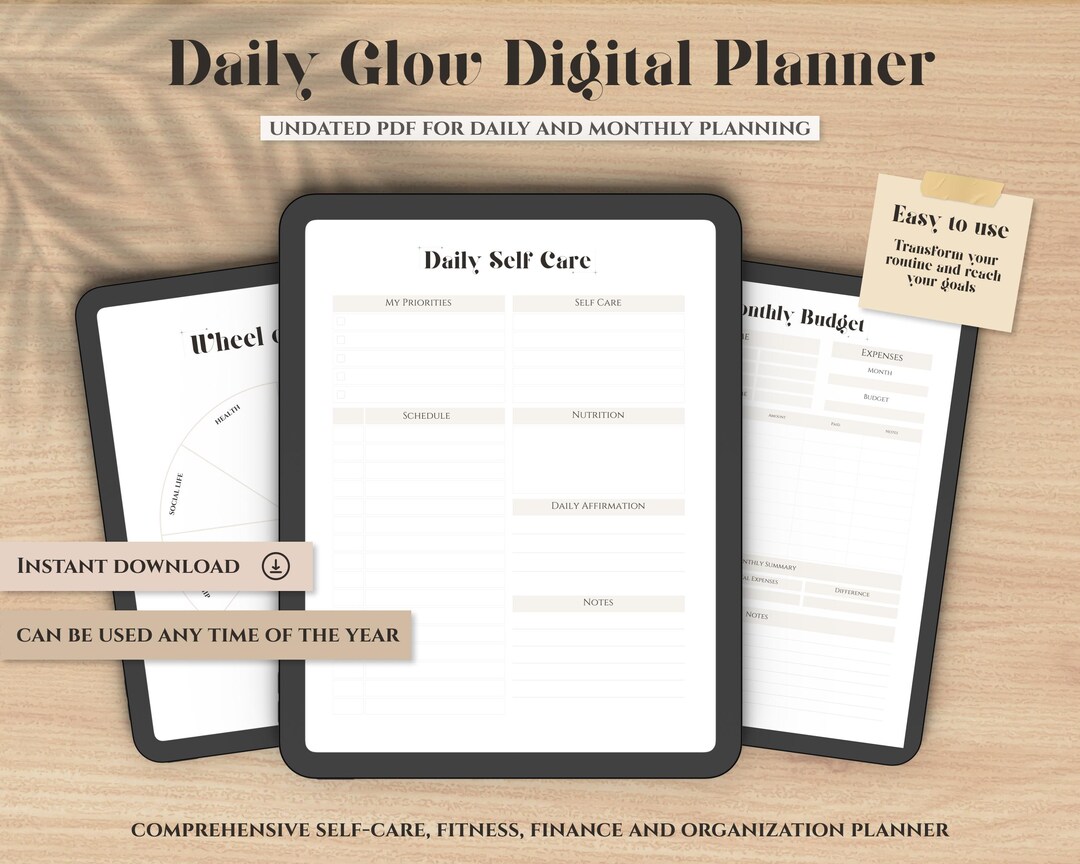 Stay on Track: Fun and Functional Digital Planner - Etsy