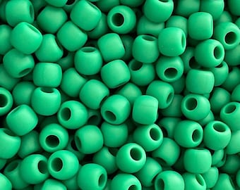 75 of 120 groene rubberen kralen voor haarsieraden - comfortabele, niet-giftige, zachte en pijnloze haaraccessoires - perfect cadeau voor kinderen.