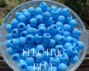 120 blauwe zachte haarkralen: comfortabele, pijnloze, niet-giftige haarsieraden voor kinderen en volwassenen. Perfect cadeau en accessoire voor moeder en kind.