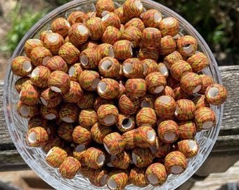 Unieke Afrikaanse patroon zachte haarkralen. Comfortabele, pijnloze, niet-giftige haarsieraden voor kinderen en volwassenen. Uniek haarcadeau, accessoire.