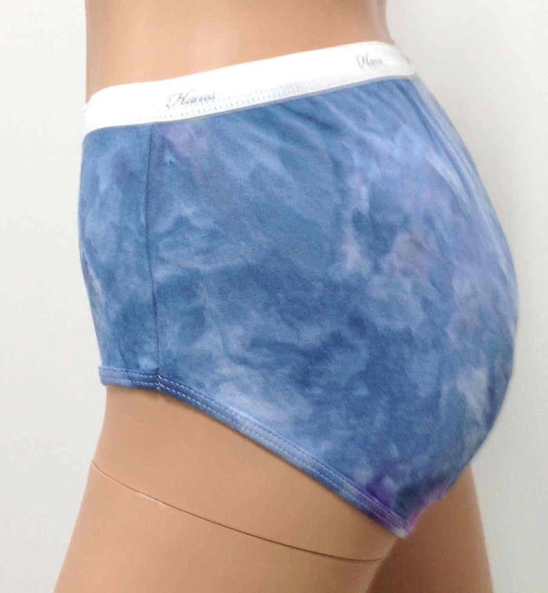 Panties Size 7 L Hand Dyed Hanes Large Ladies Womens Underwear Underpants Skivvies Briefs Full Coverage Modest Valentine/'s Day for Her