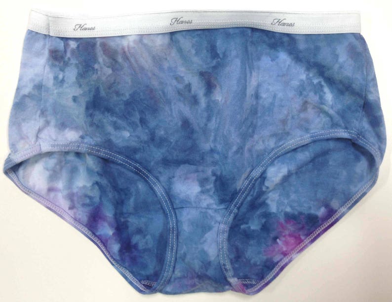 Panties Size 7 L Hand Dyed Hanes Large Ladies Womens Underwear Underpants Skivvies Briefs Full Coverage Modest Valentine/'s Day for Her