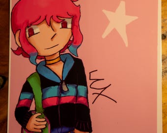 6x9 Ramona flowers print