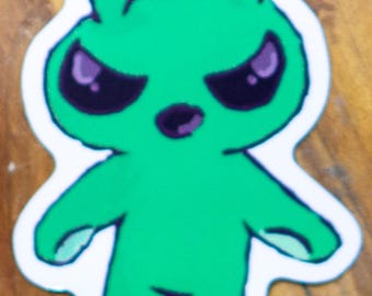 2.25 Alien plush sticker