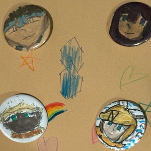 Custom button pins