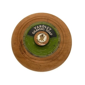 Vintage Yardley Shaving Soap Wood Lidded Box