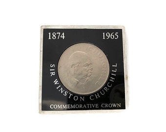 Vintage Winston Churchill Commemorative Crown, 1874-1965