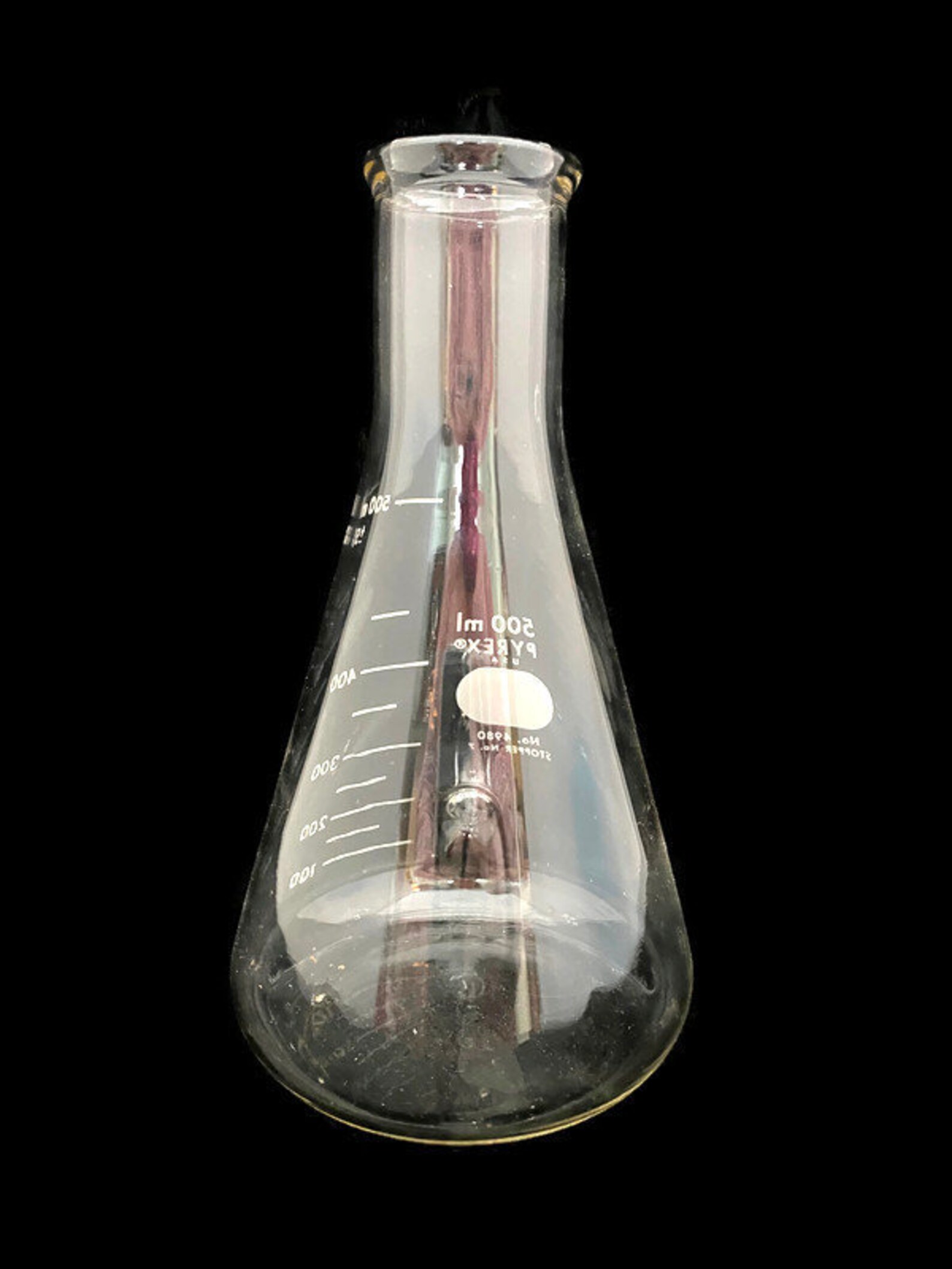 Vintage Pyrex Lab Glassware Erlenmeyer with lower protrusion Etsy