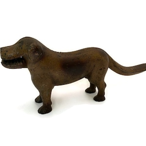 Vintage Cast Iron Dog Nutcracker