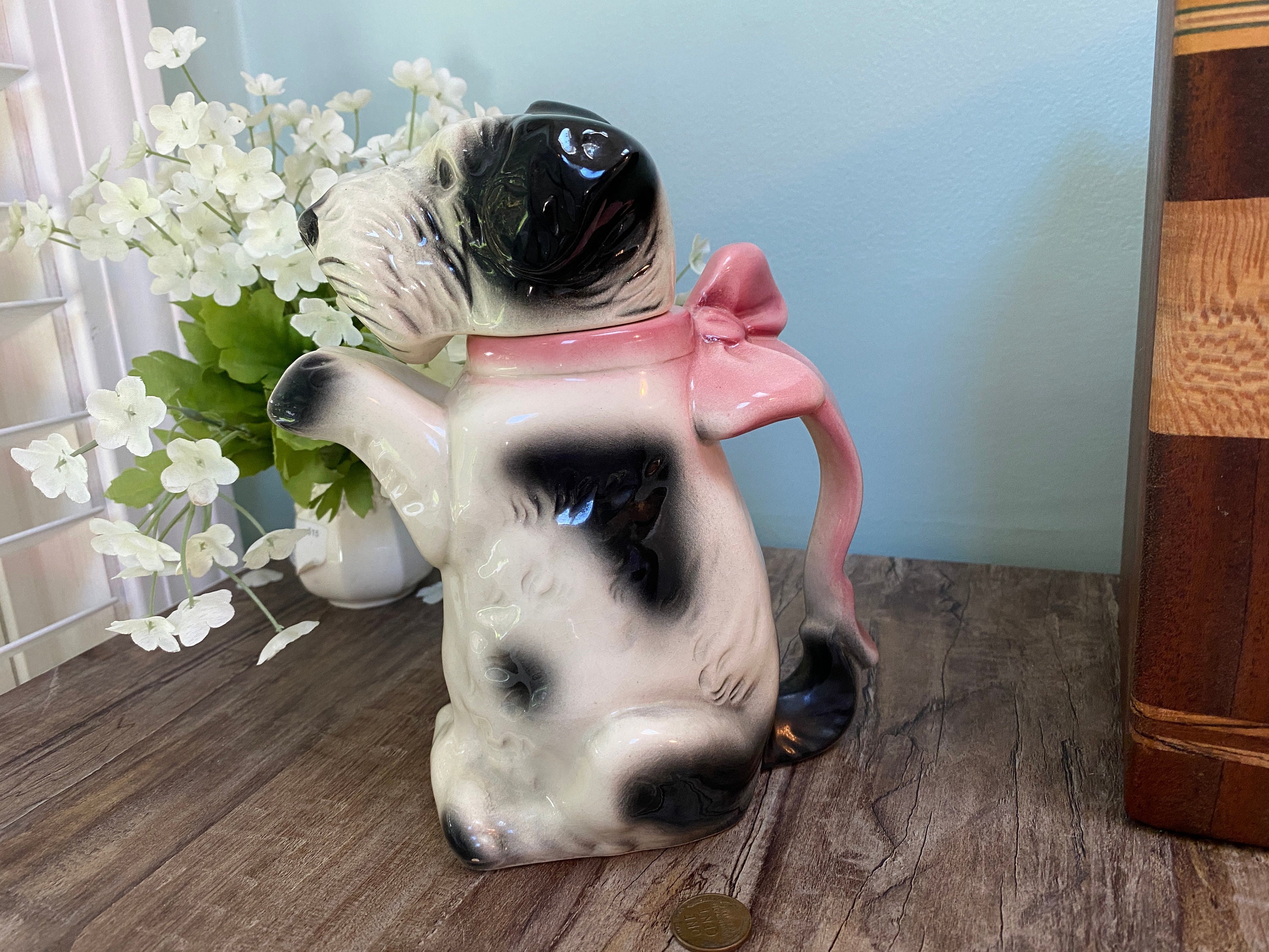 Vintage Begging Dog Teapot, German Ceramic by Erphila - Etsy Denmark