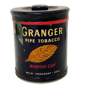 Vintage Granger Tobacco Tin with Handled Lid