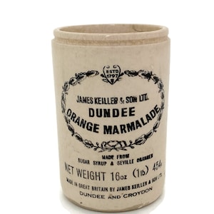 Antique Keiller Dundee Marmalade Jar