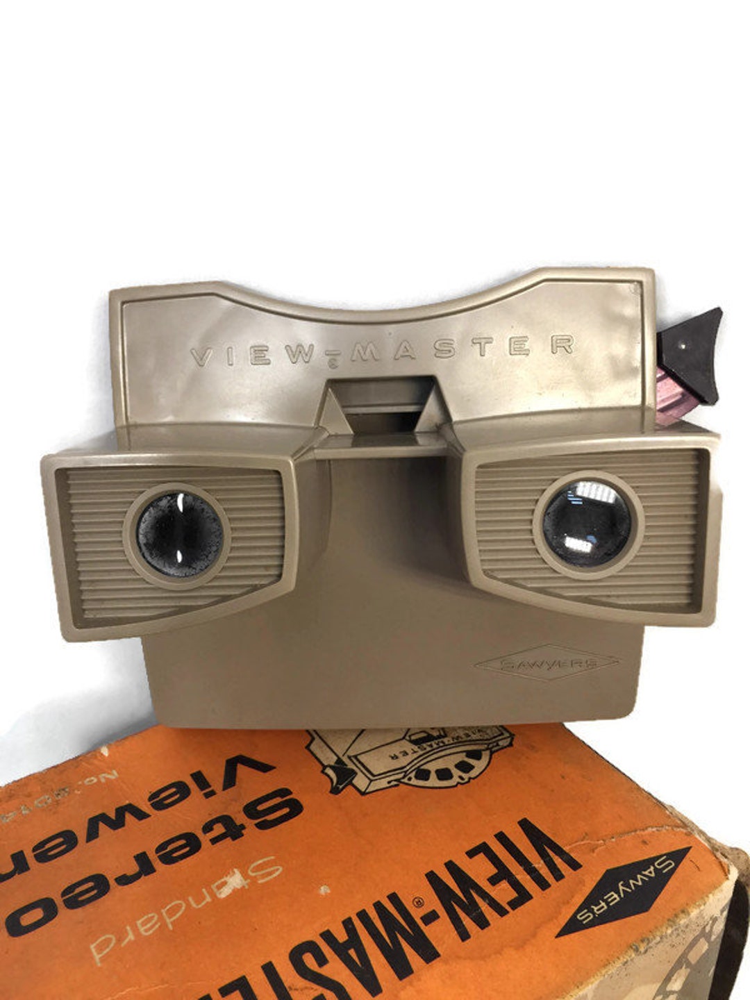 Vintage View Master, 20 Reels, 3D Photo Slide Viewer, Ephemera, Sawyers,  Original Box, Portland Oregon 