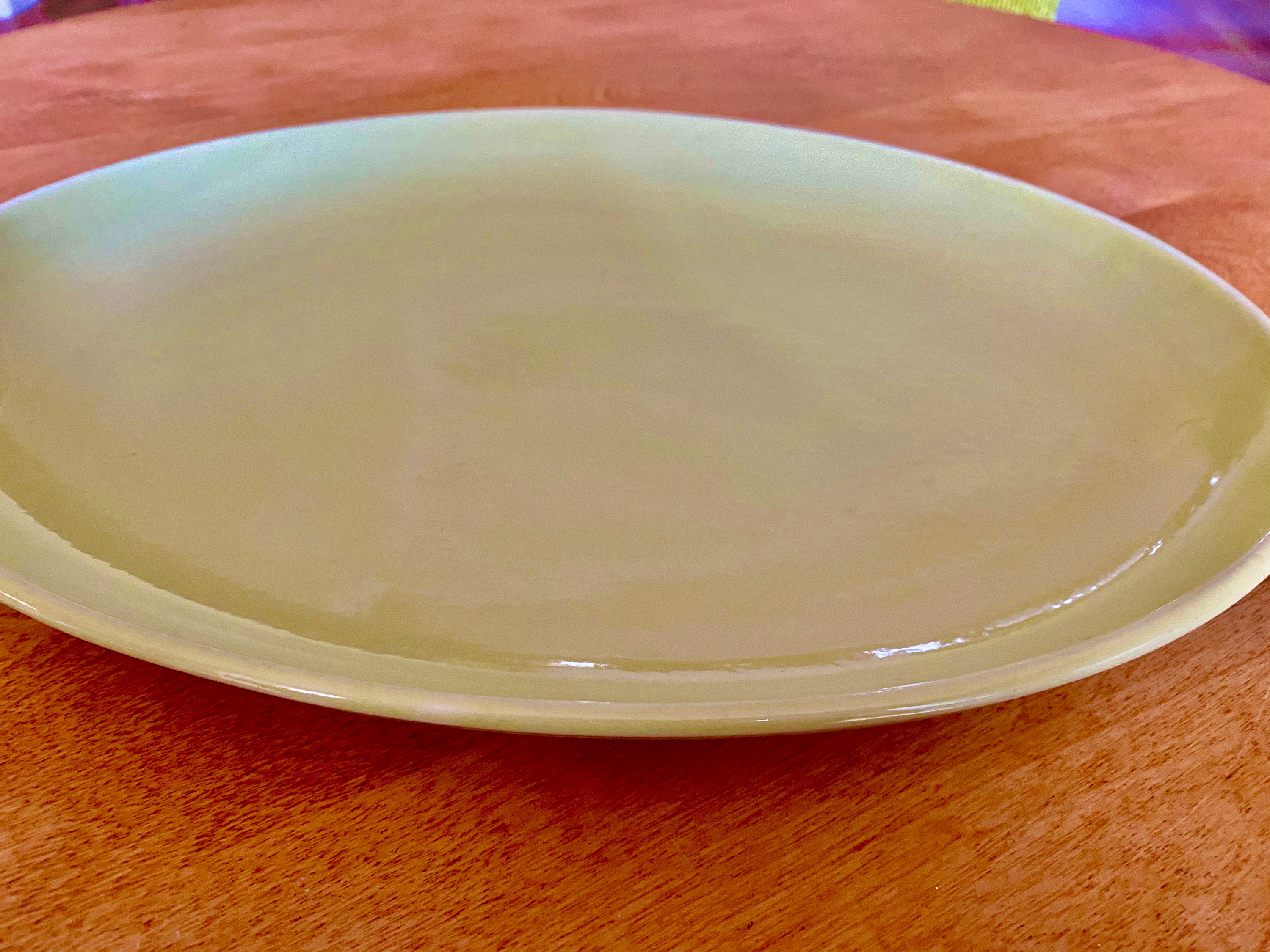 Mid Century Russel Wright Serving Platter by Iroquois in Yellow - Etsy