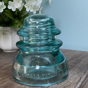 Antique Whitall Tatum Co., No 1  Glass Insulator circa 1910s