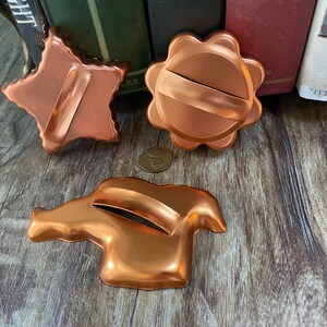 Vintage Copper Cookie Cutters