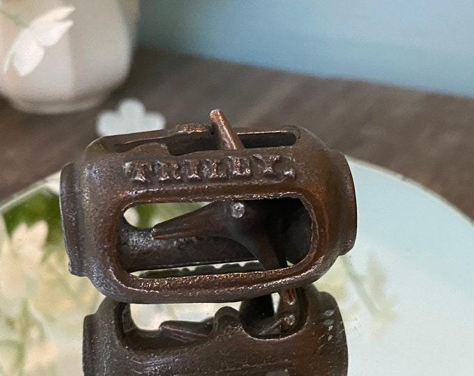 Antique Trilby Cast Iron Puzzle, 1800s Pocket Toy Etsy