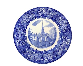 Vintage Old North Church, Boston Wedgwood Souvenir Plate