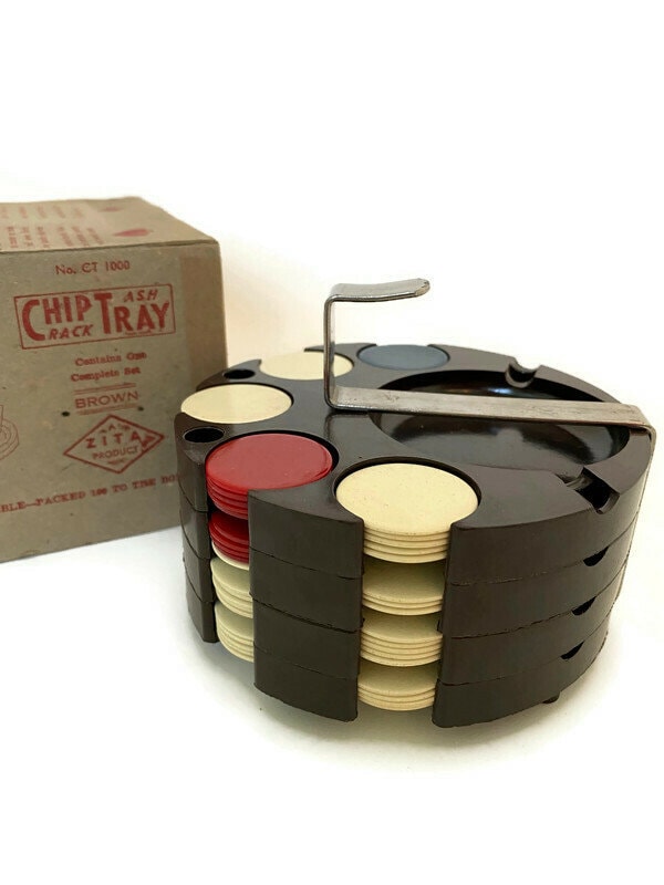 Packung Mit 15 Acryl Poker Chips Tray Box Inhaber Kein Deckel Für 100 Chips 