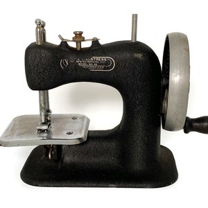 Vintage Toy Sewing Machine Stitch Mistress Collectible by Genero California